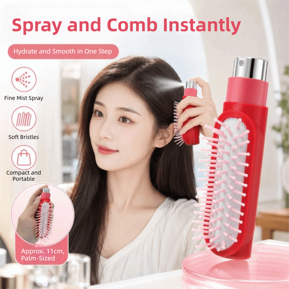 다용도 휴대용 스프레이 마사지 빗, 리필 가능한 스프레 - Hair Spray Color 리뷰 및 가격