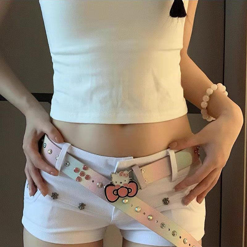 새로운 벨트 - 밀레니엄 KT 핑크 캣 헤드 걸 케이티 - Cosplay Prop Dagger 리뷰 및 가격