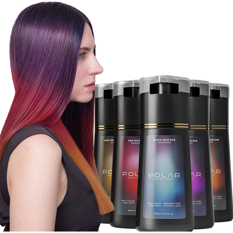 200ml 용량의 3-in-1 천연 헤어 염색 샴푸,  - Hair Spray Color 리뷰 및 가격